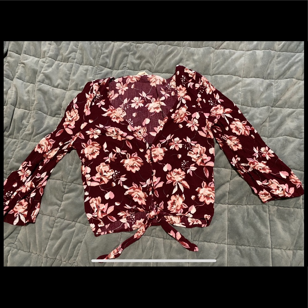 Tied Front Blouse